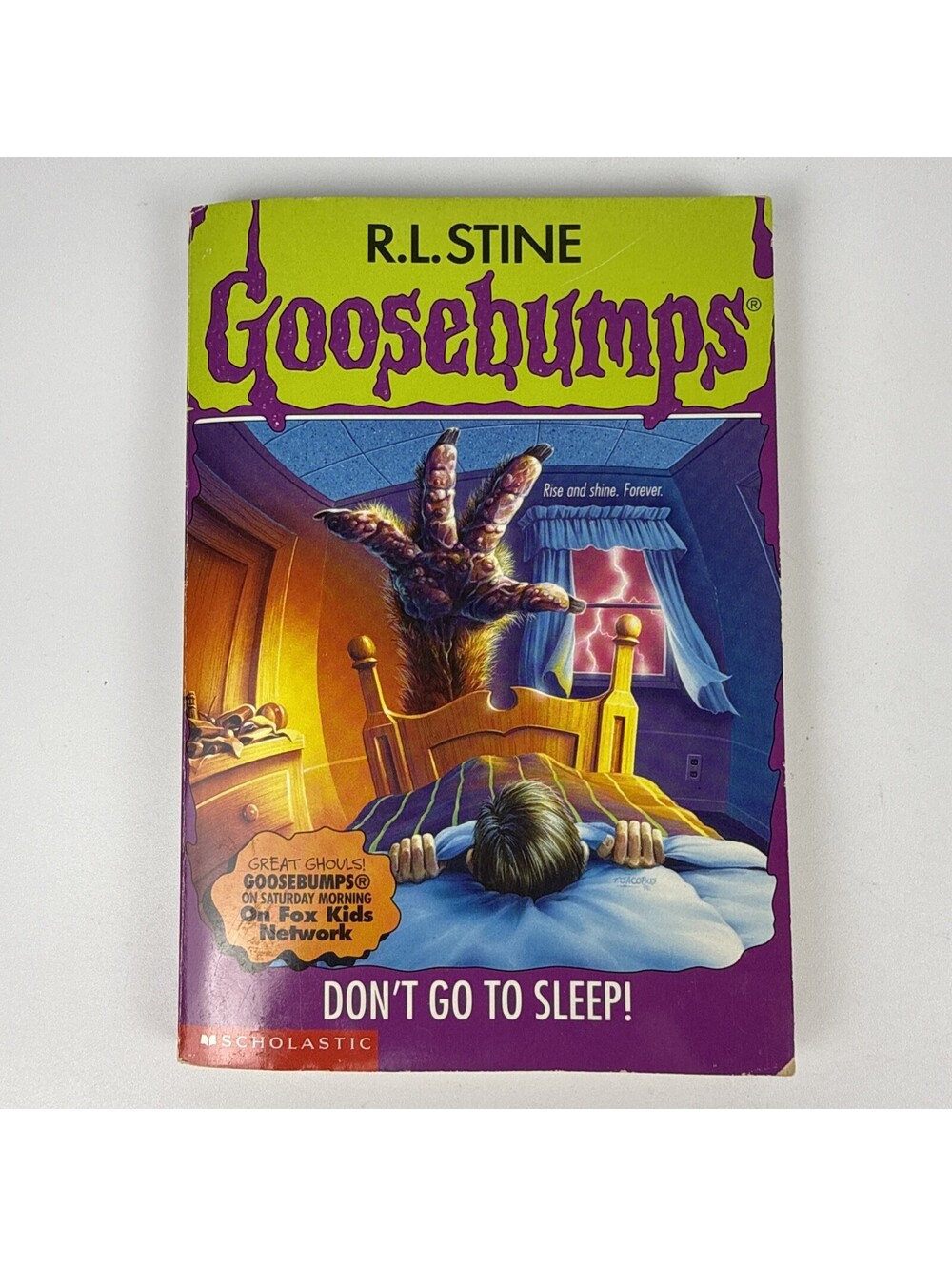 Goosebumps Don't Go to Sleep Book #54 1st Print 1997 RL Stine Bookmark Inserts